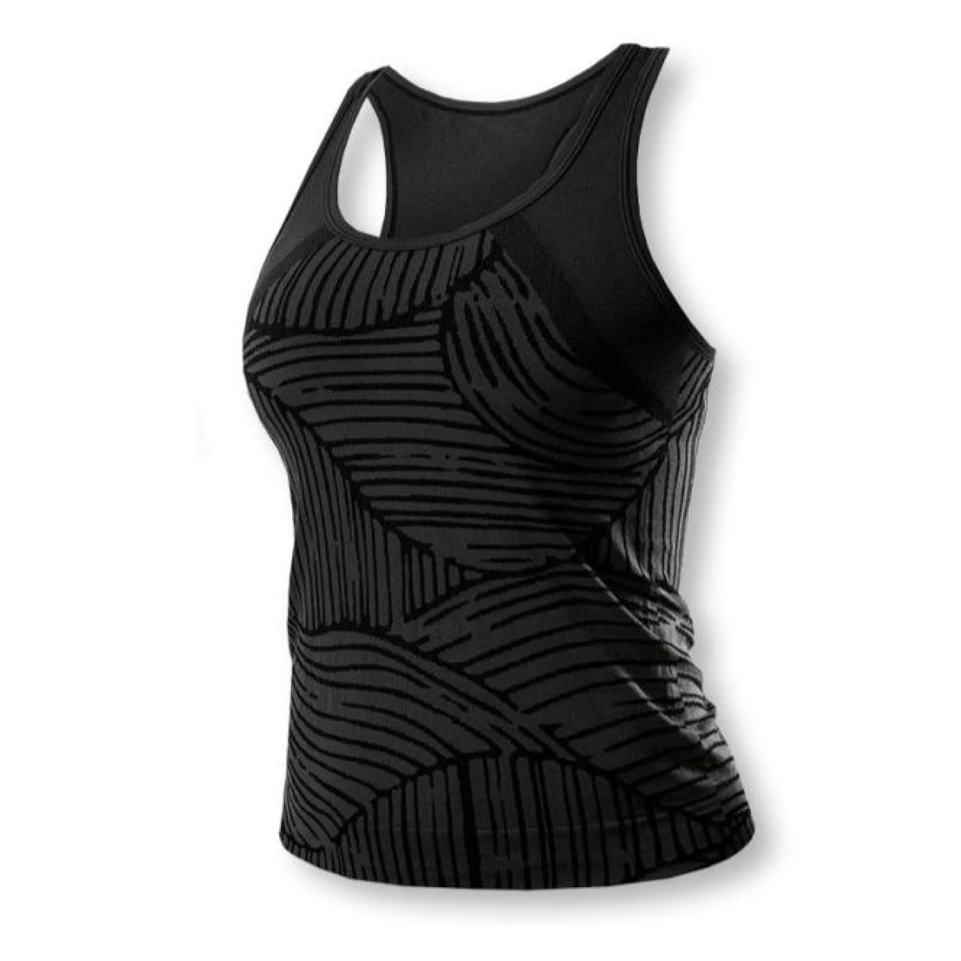 Maglia intima donna senza maniche Biotex Sprint - Nero