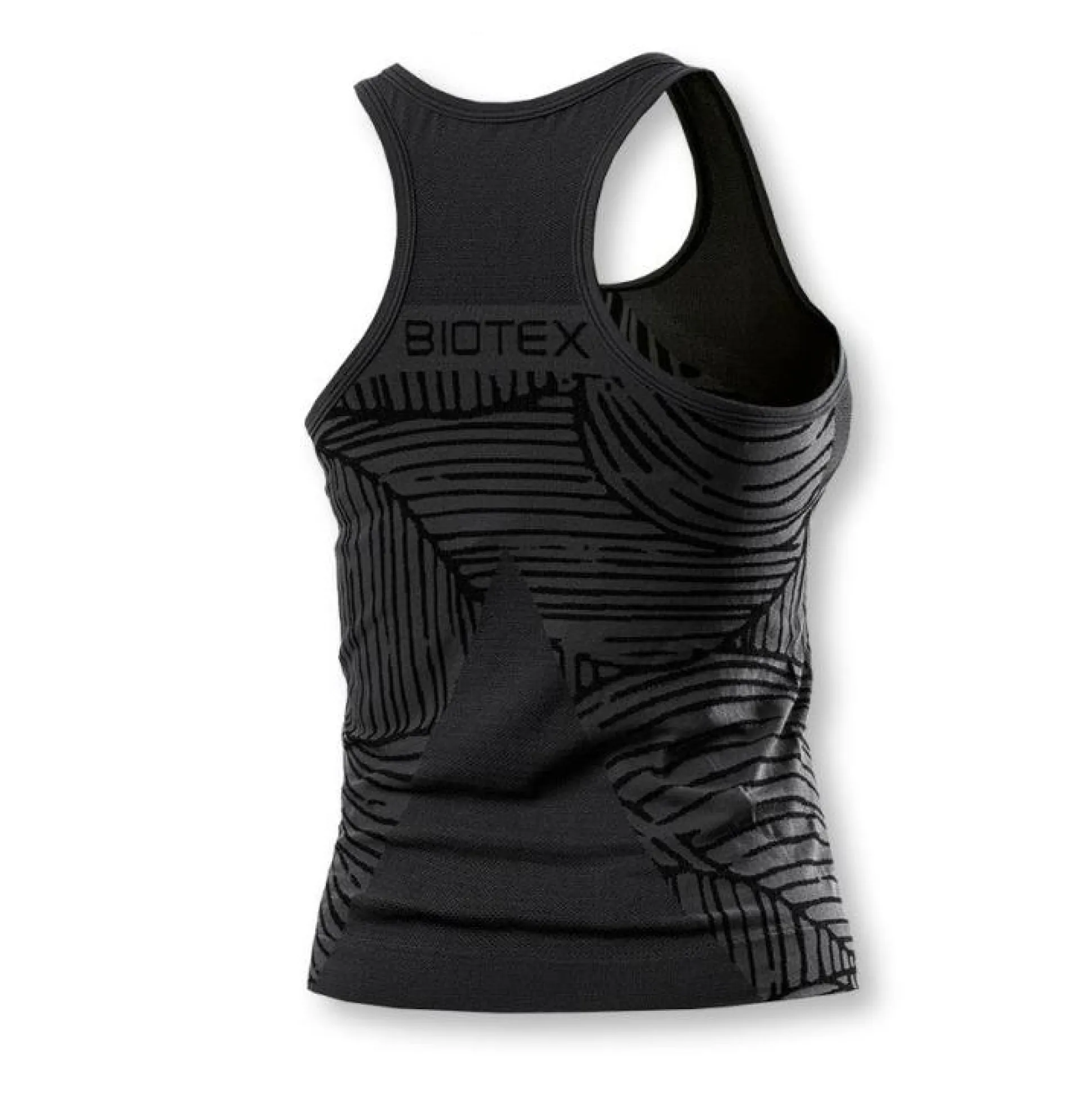 Maglia intima donna senza maniche Biotex Sprint - Nero