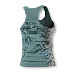 Maglia intima donna senza maniche Biotex Sprint - Azzurro
