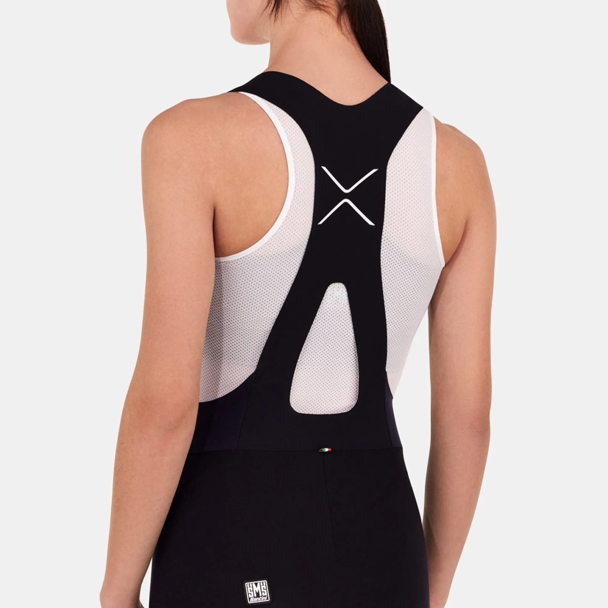 Maglia intima donna senza maniche Santini Delta - Bianco