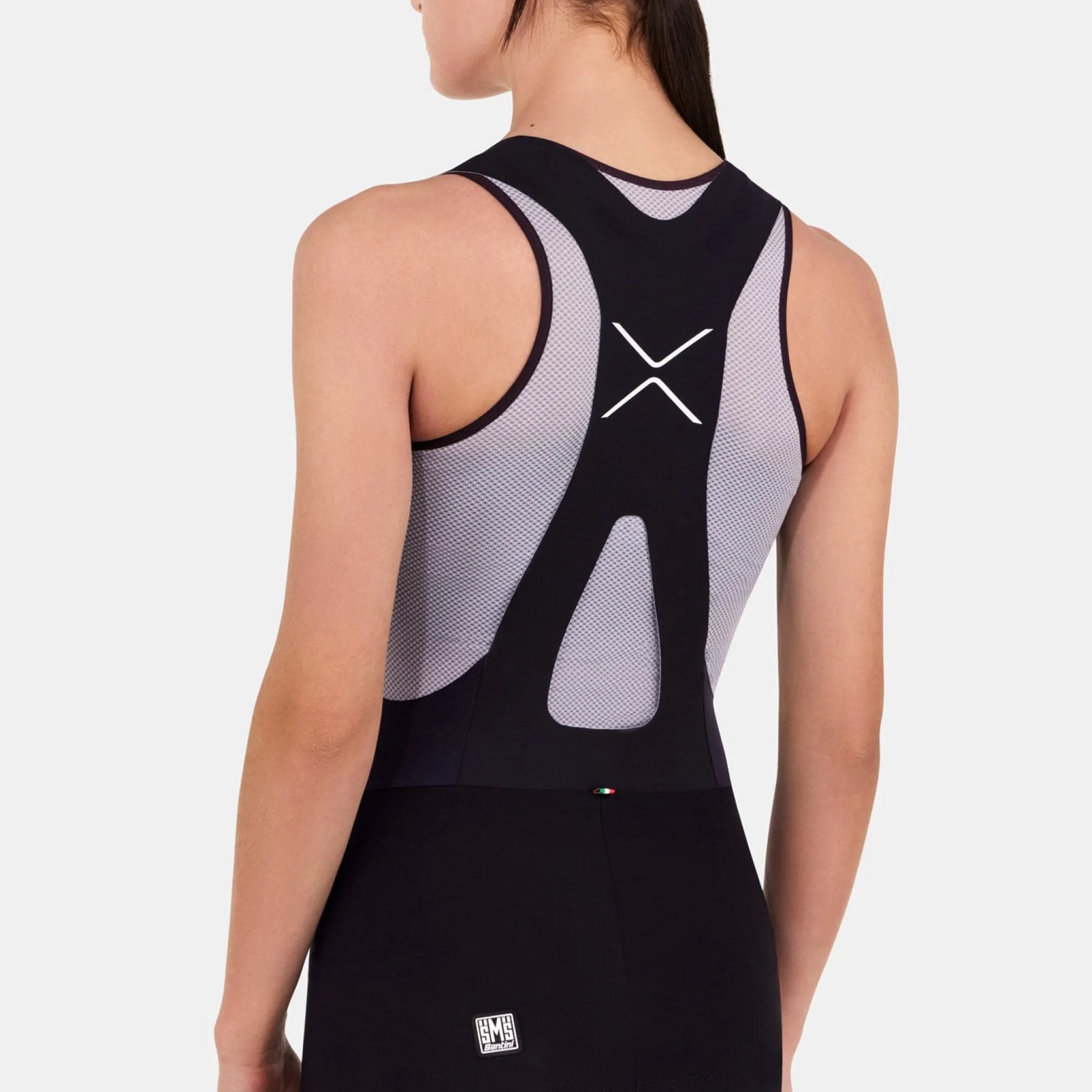 Maglia intima donna senza maniche Santini Delta - Grigio