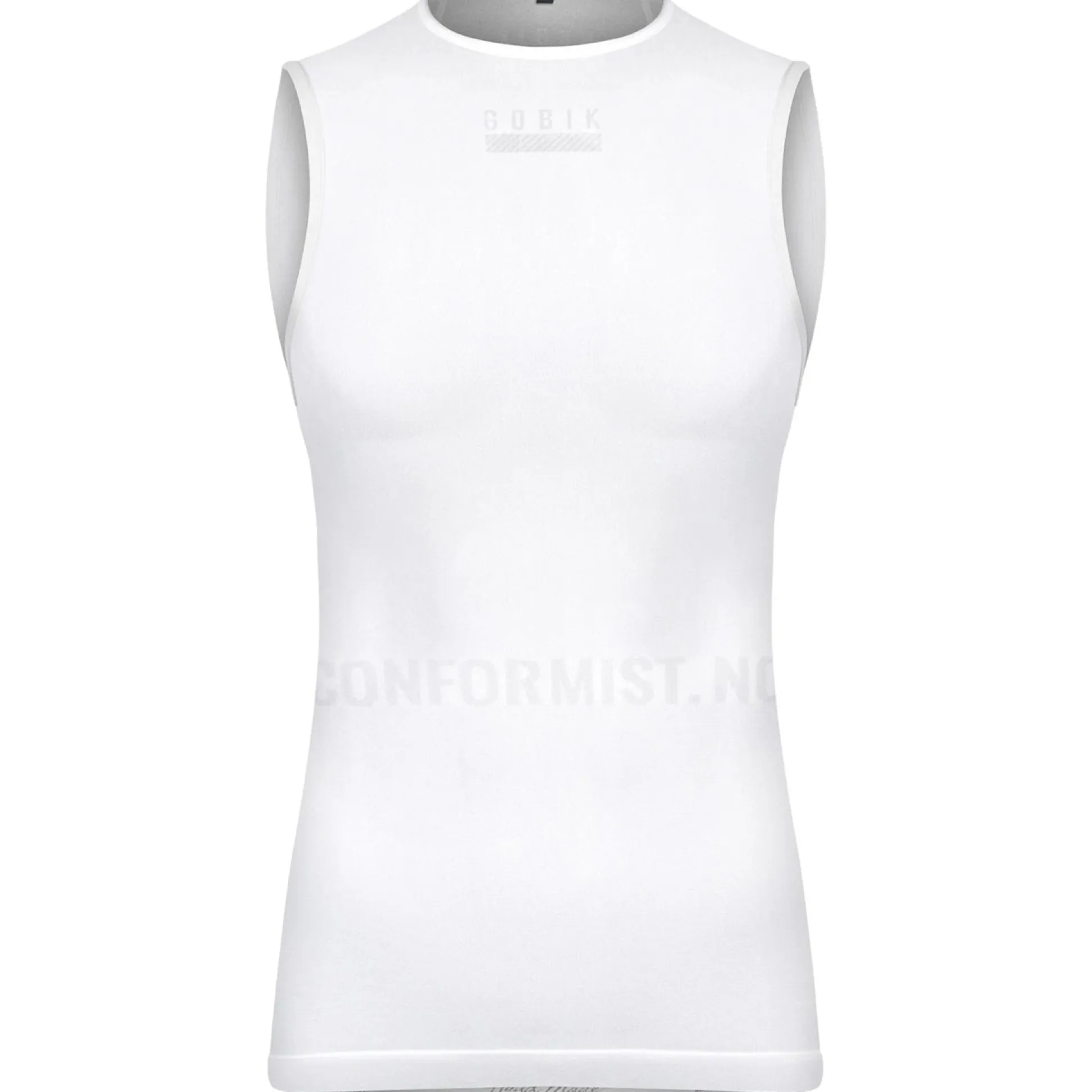 Maglia intima donna senza maniche Gobik Limber Skin Icelandic - Bianco