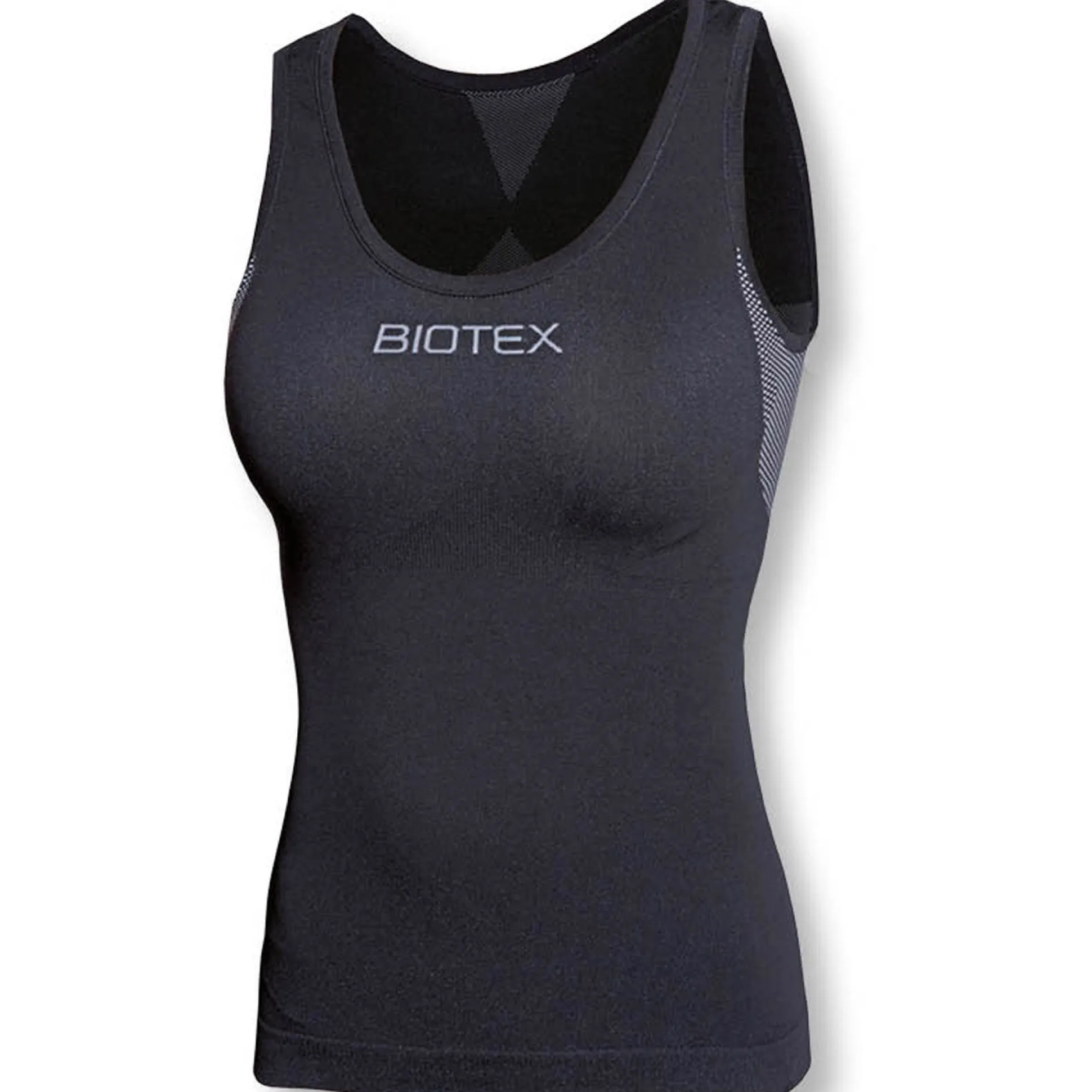 Maglia intima donna senza maniche Biotex Sun - Nero