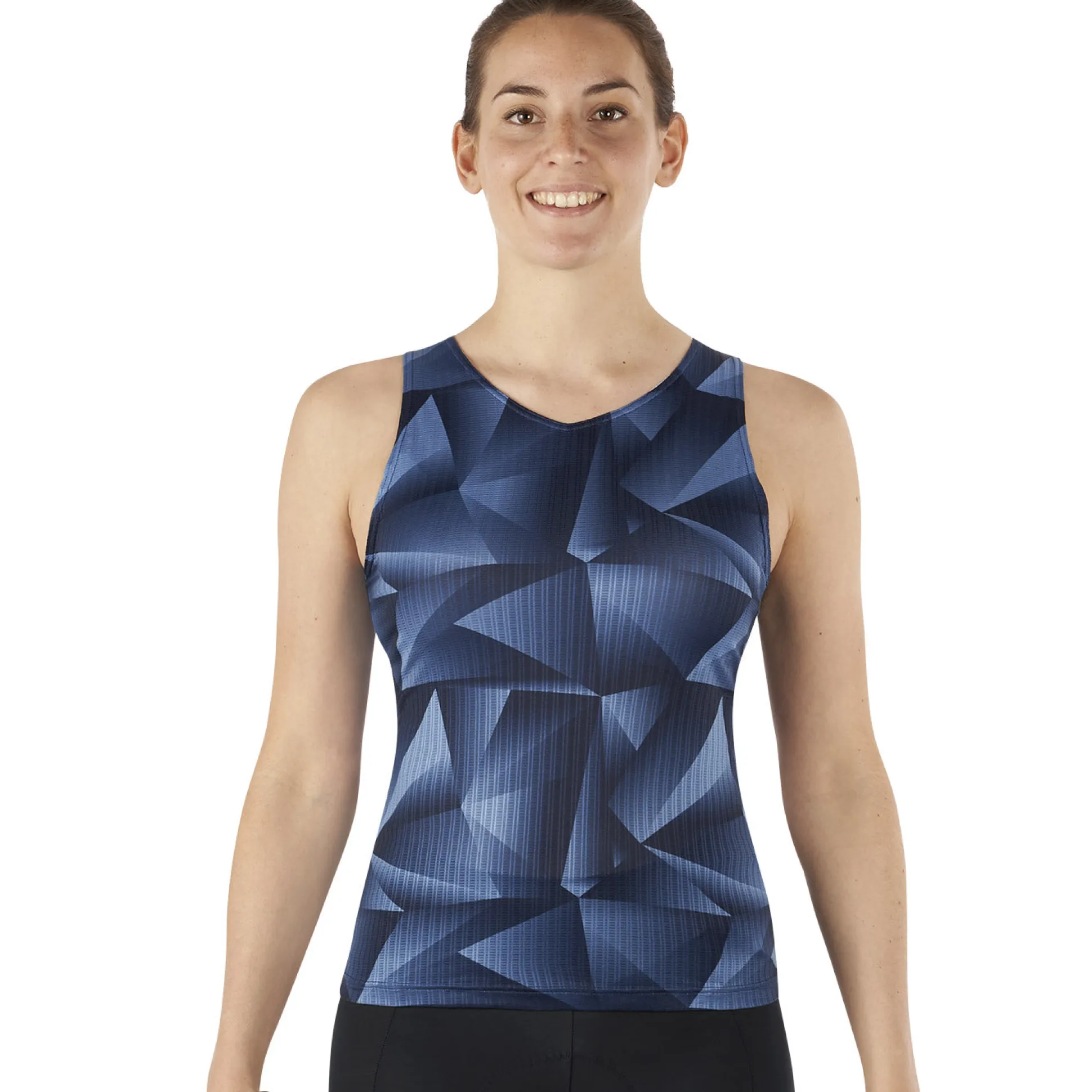 Maglia intima donna senza maniche Mavic Hot Ride + SL Graphic - Blu