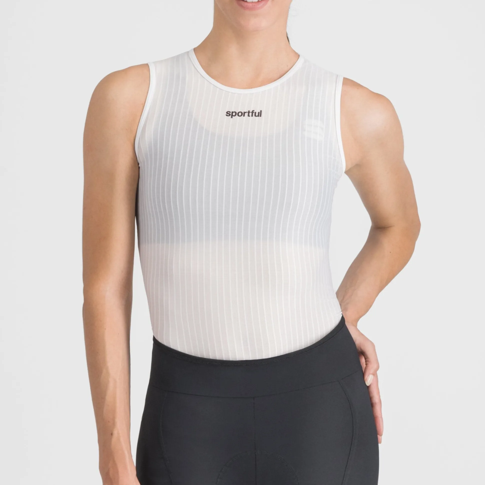 Maglia intima donna senza maniche Sportful Pro Base - Bianco