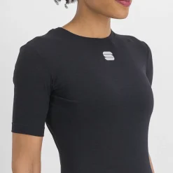 Maglia intima donna Sportful Merino Layer Tee - Nero