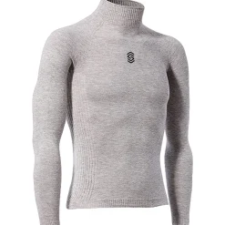 Maglia intima manica lunga collo alto Silverskin Stay Warm - Grigio