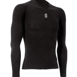 Maglia intima manica lunga Silverskin Stay Warm V neck - Grigio scuro