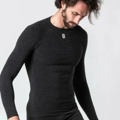 Maglia intima manica lunga Silverskin Stay Fresh - Grigio scuro