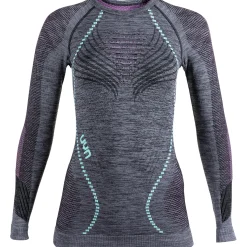 Maglia intima maniche lunghe donna UYN Ambityon - Grigio azzurro