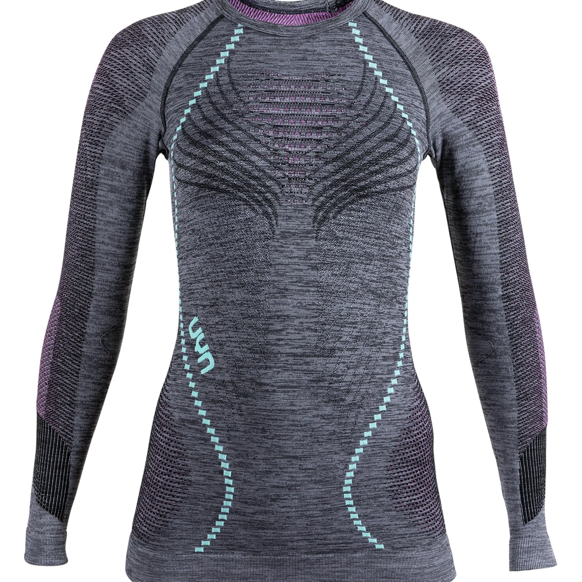 Maglia intima maniche lunghe donna UYN Ambityon - Grigio azzurro