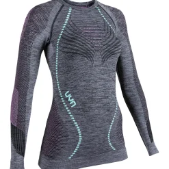 Maglia intima maniche lunghe donna UYN Ambityon - Grigio azzurro
