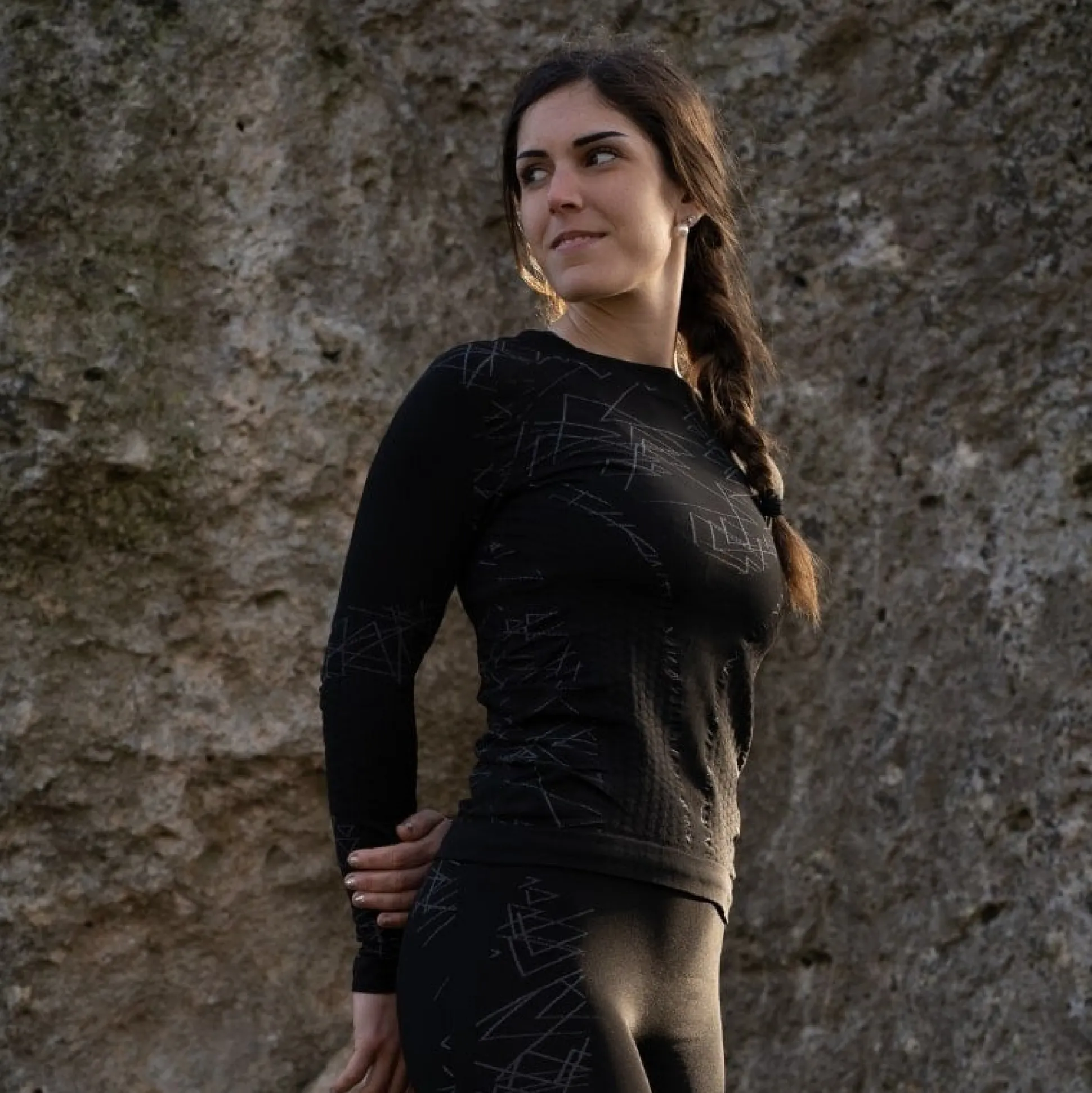 Maglia Intima maniche lunghe donna Biotex SHE - Nero