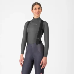 Maglia intima maniche lunghe donna Castelli Flanders 2 - Grigio
