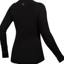 Maglia intima maniche lunghe donna Endura BaaBaa Blend - Nero