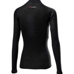 Maglia intima maniche lunghe donna Castelli Flanders Warm 2 - Nero