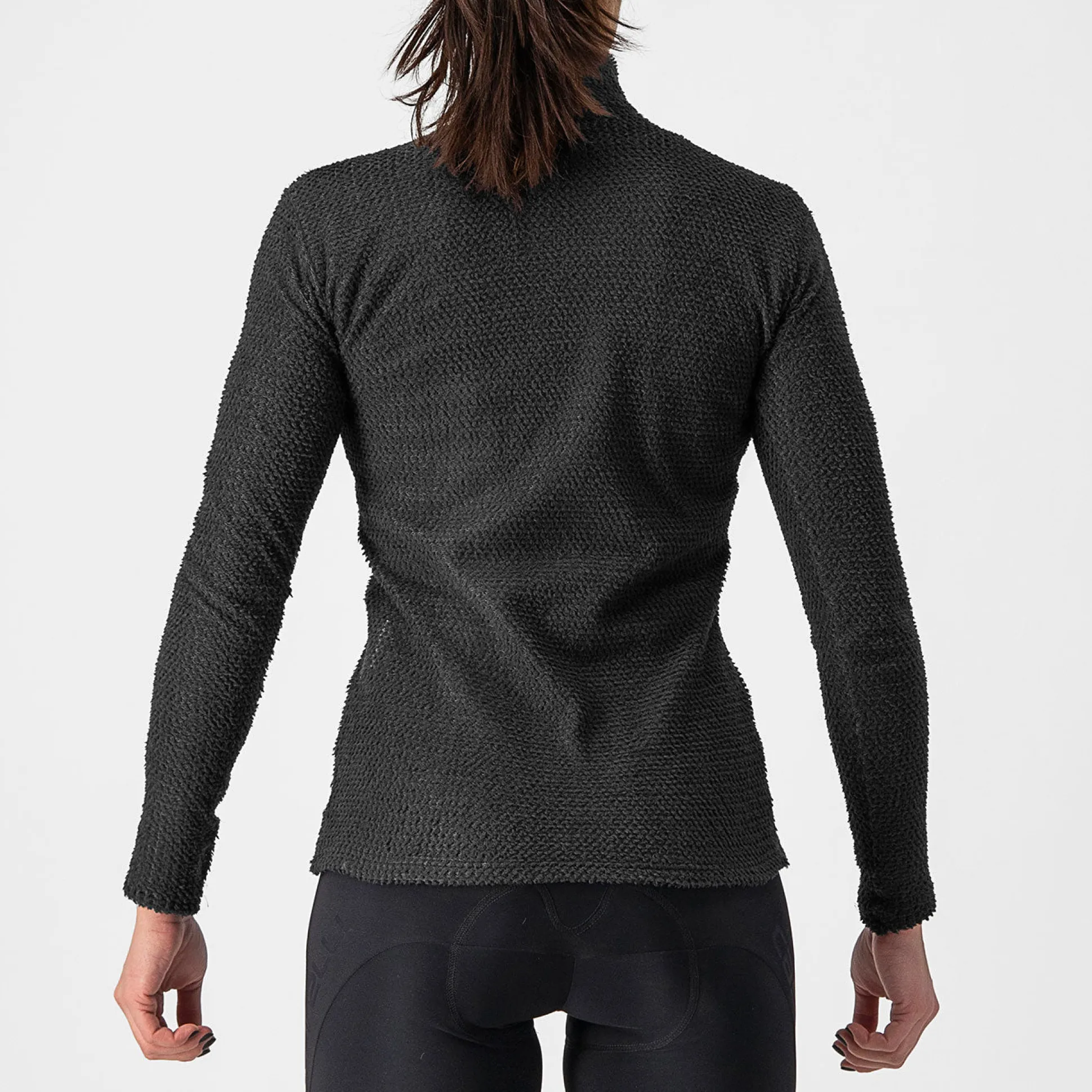 Maglia intima maniche lunghe donna Castelli Cold Days - Nero
