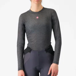 Maglia intima maniche lunghe donna Castelli Medio - Grigio