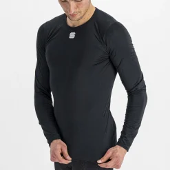 Maglia intima maniche lunghe Sportful Midweight Layer - Nero