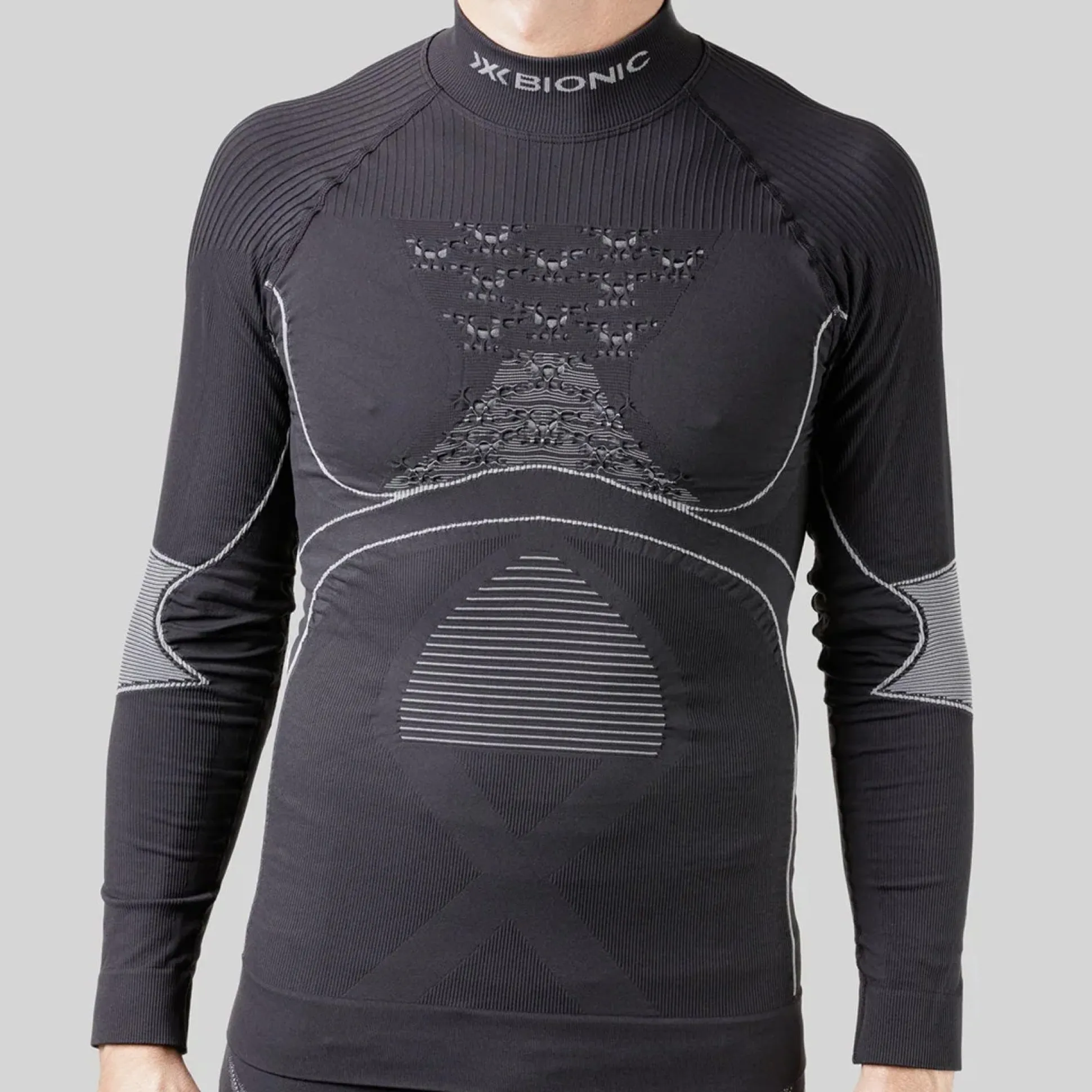 Maglia intima maniche lunghe X-Bionic Energy Accumulator 4.0 Turtleneck - Grigio