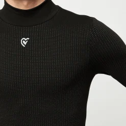Maglia intima maniche lunghe Pissei Argentum - Nero