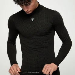 Maglia intima maniche lunghe Pissei Argentum - Nero