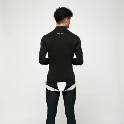 Maglia intima maniche lunghe Pissei Argentum - Nero