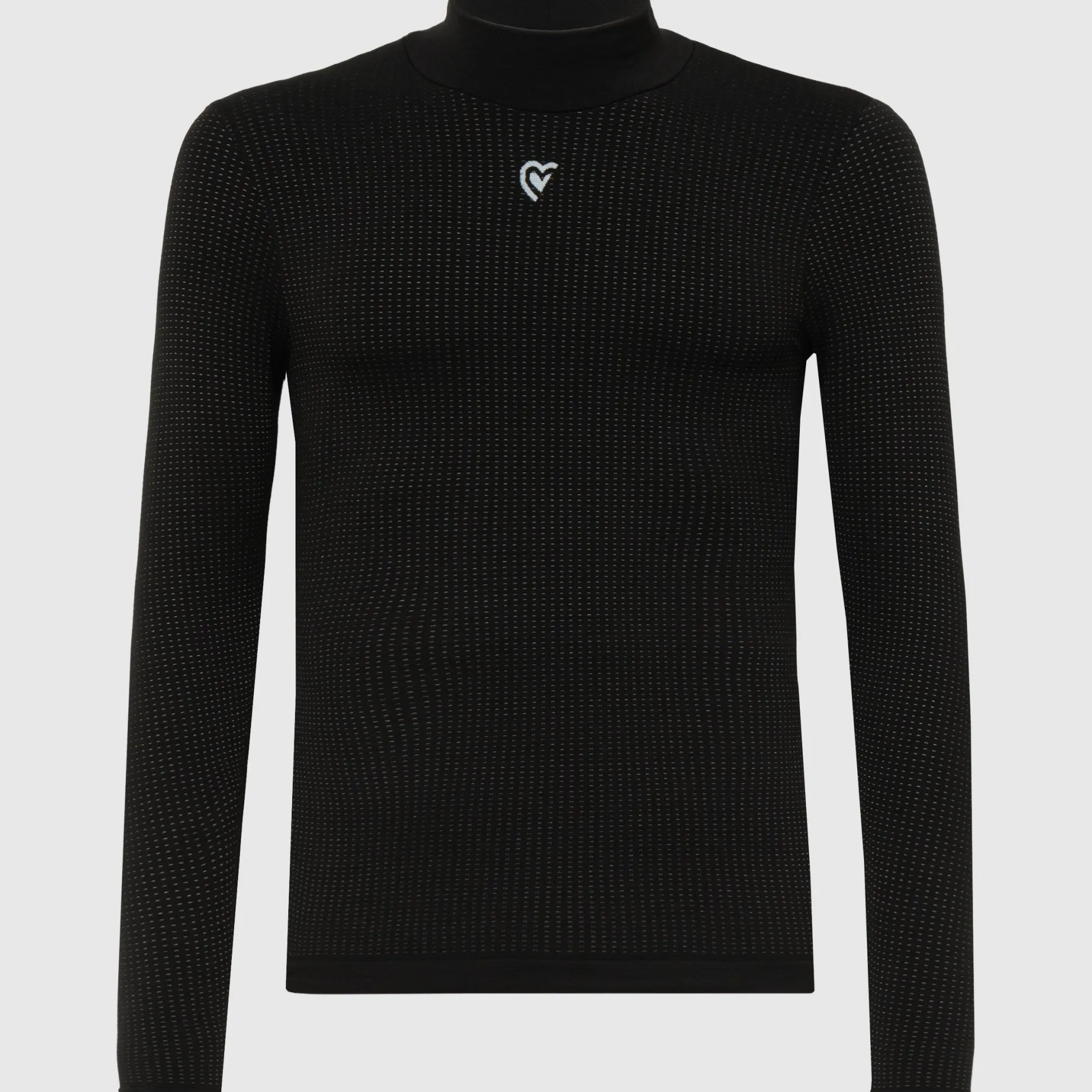 Maglia intima maniche lunghe Pissei Argentum - Nero