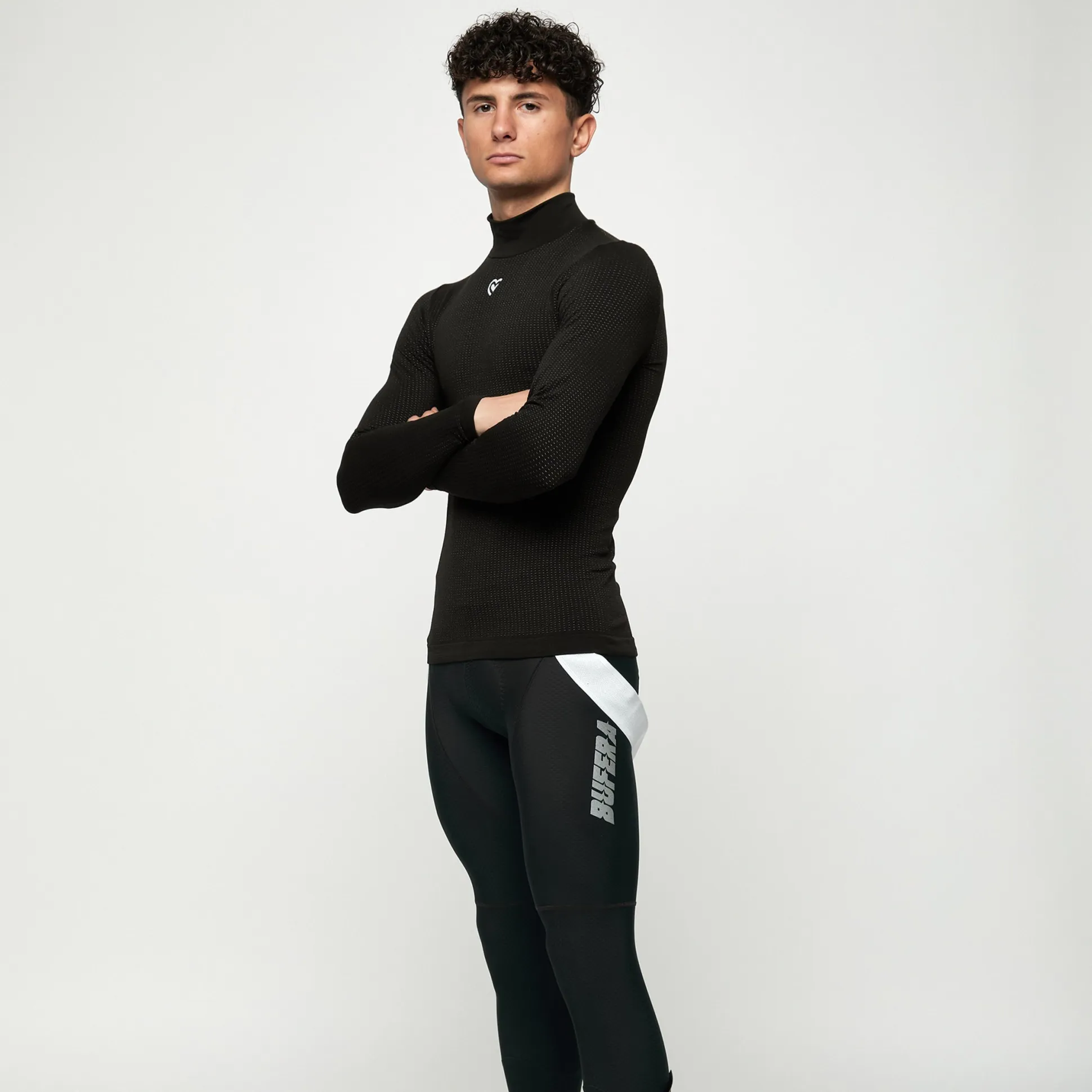 Maglia intima maniche lunghe Pissei Argentum - Nero