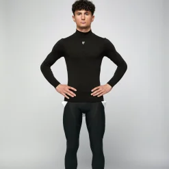 Maglia intima maniche lunghe Pissei Argentum - Nero