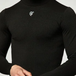 Maglia intima maniche lunghe Pissei Argentum - Nero