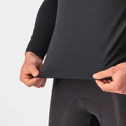 Maglia intima maniche lunghe Castelli Bandito Wool - Nero