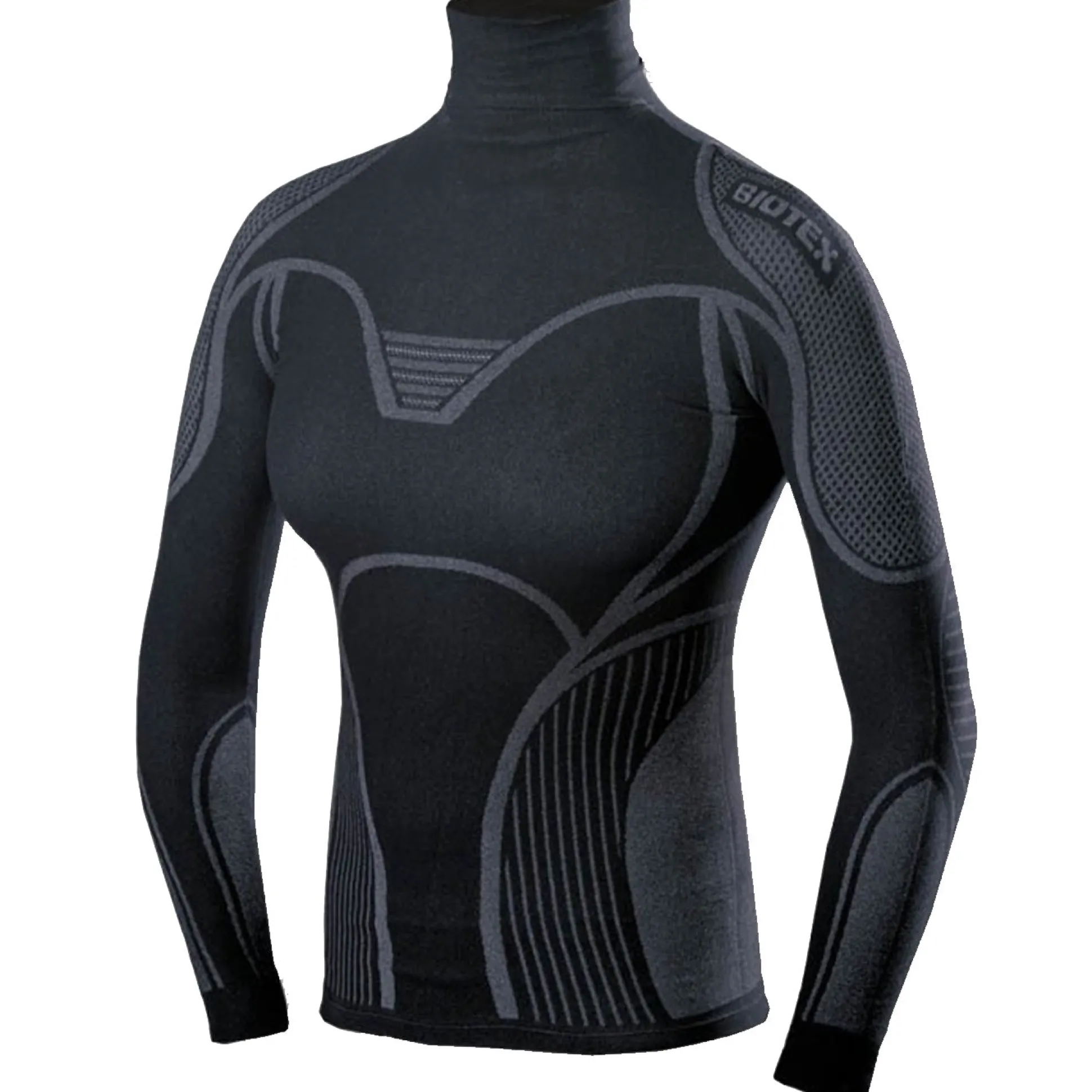 Maglia Intima maniche lunghe donna Biotex Lupetto Limitless - Nero