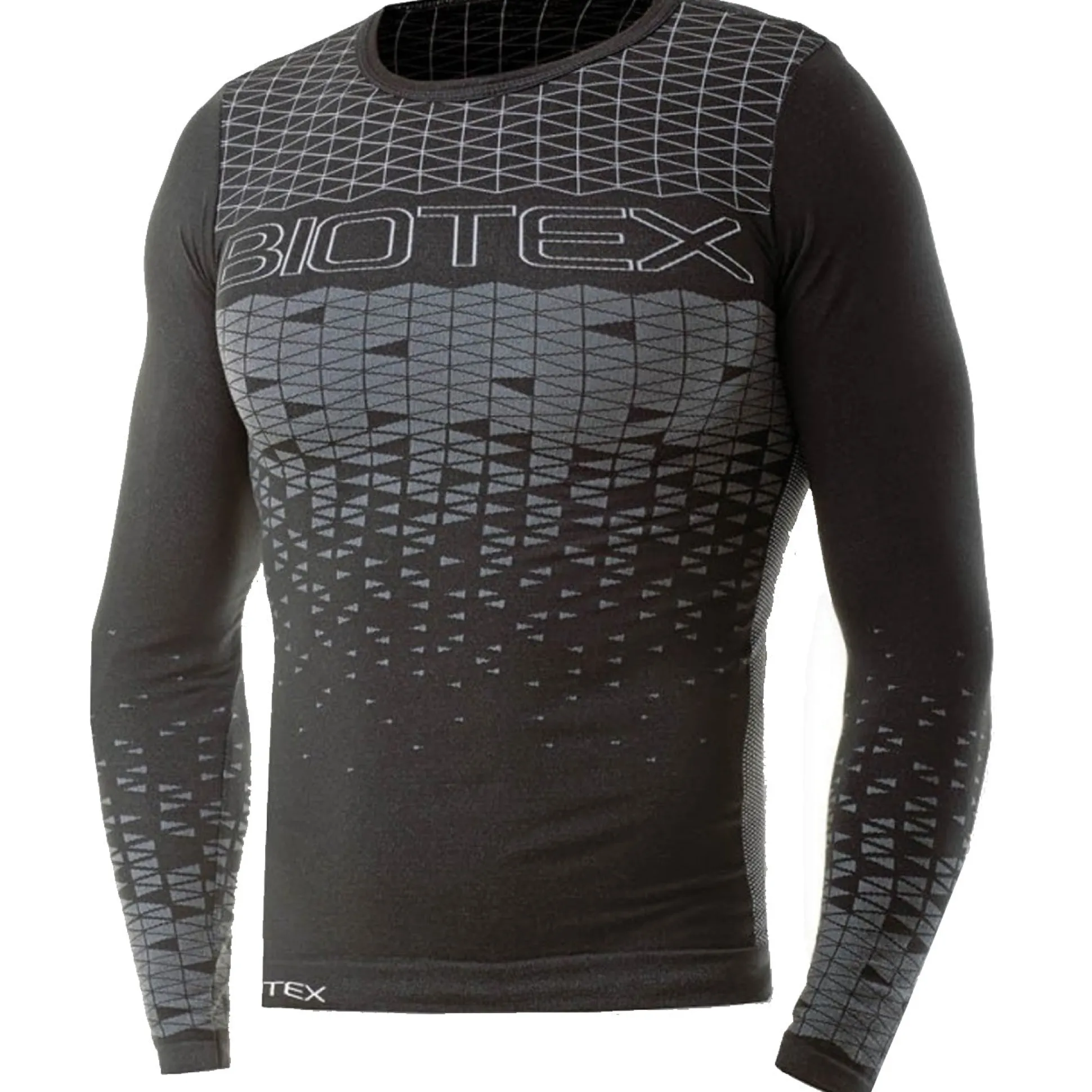 Maglia Intima maniche lunghe Biotex Cubic - Nero