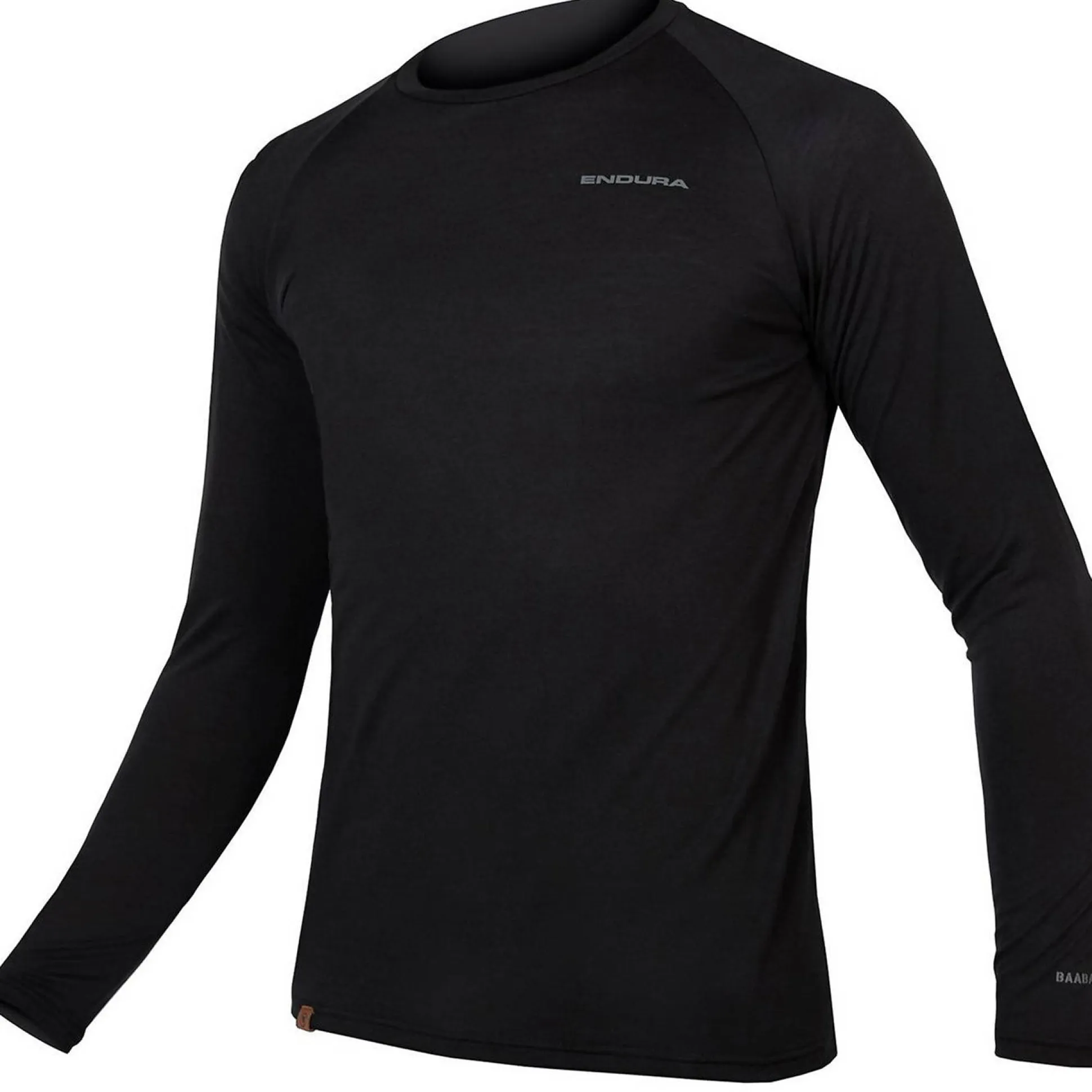 Maglia intima maniche lunghe Endura BaaBaa Blend - Nero