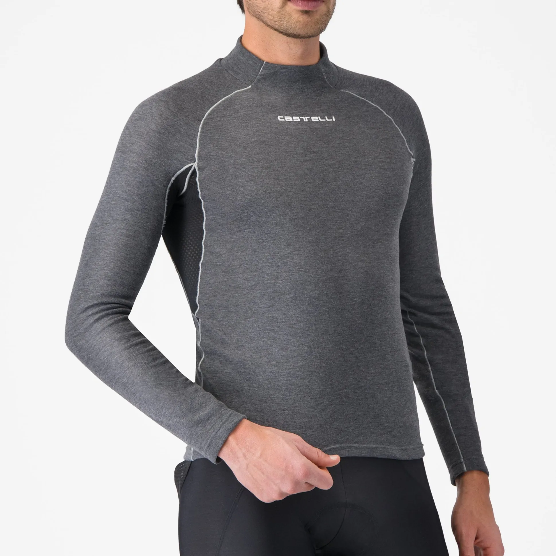 Maglia intima maniche lunghe Castelli Flanders 2 - Grigio
