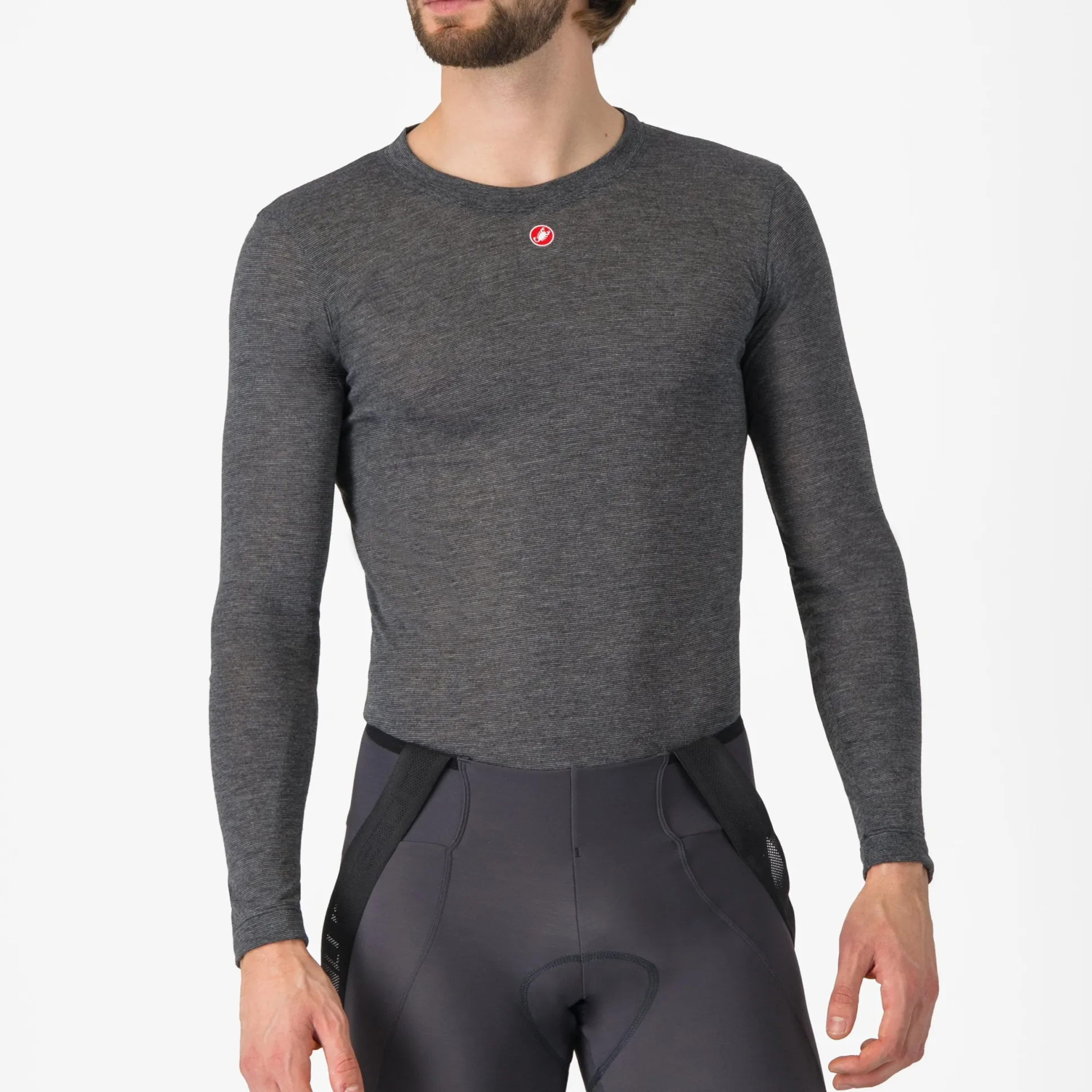 Maglia intima maniche lunghe Castelli Medio - Grigio