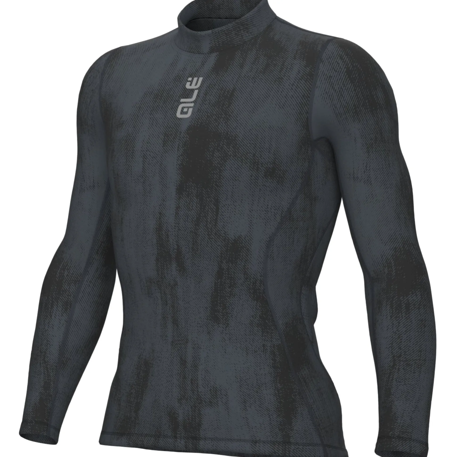 Maglia intima maniche lunghe Ale Knitted - Nero