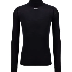 Maglia intima maniche lunghe Santini NEXT 2 SKIN - Nero