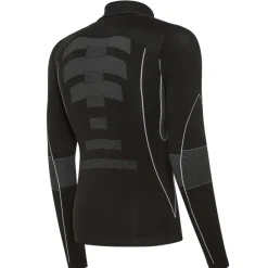 Maglia intima maniche lunghe Biotex Lupetto Wind Seamless - Nero