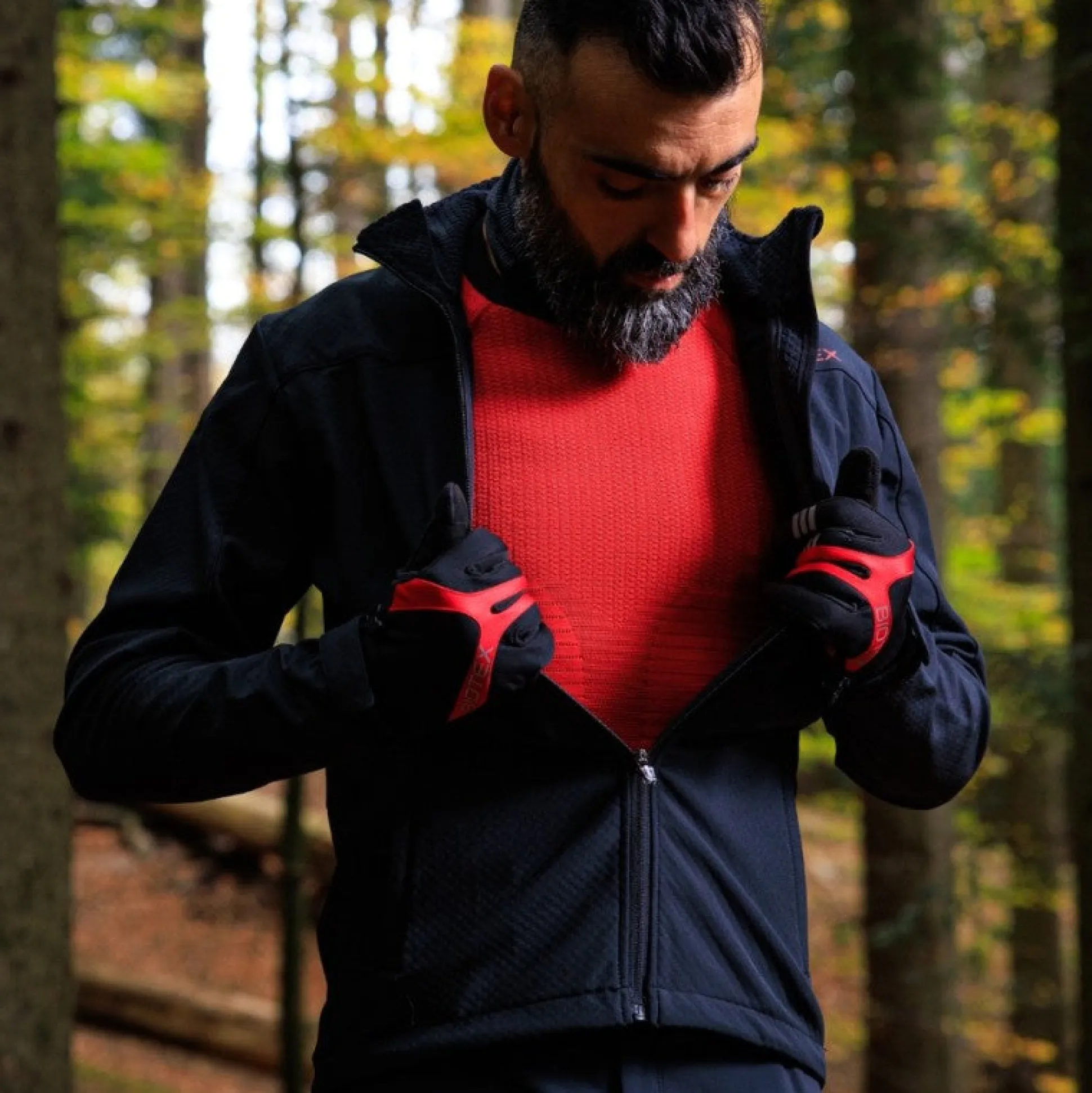 Maglia Intima maniche lunghe Biotex Fit 4.0 - Rosso