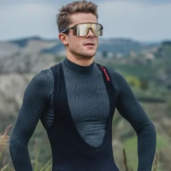 Maglia Intima maniche lunghe Biotex Lupetto 3D - Grigio scuro