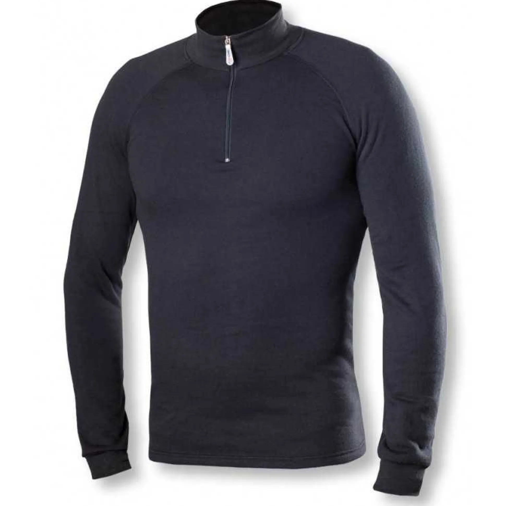 Maglia Intima maniche lunghe Biotex Thermo+ zip - Nero