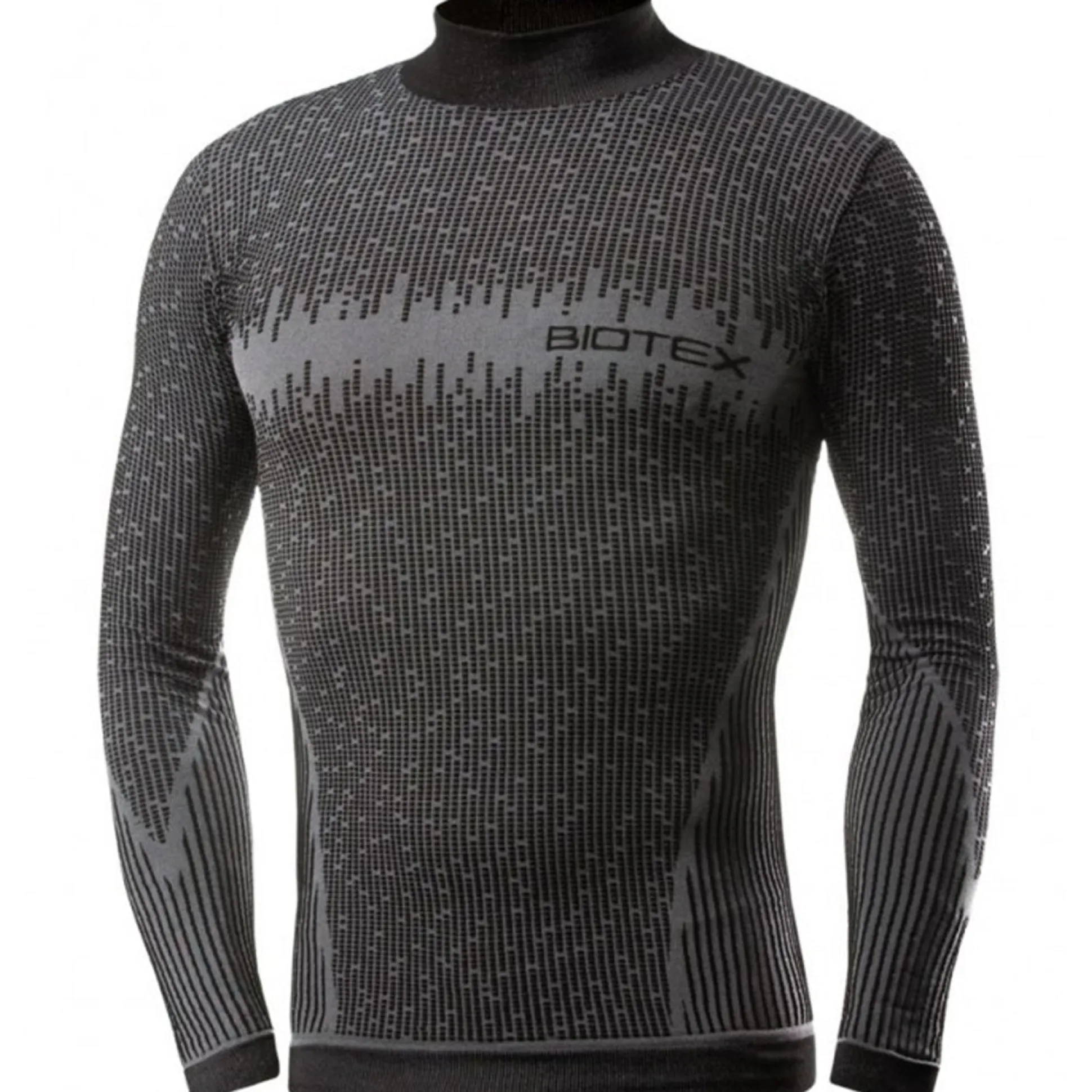 Maglia Intima maniche lunghe Biotex Lupetto 3D - Nero