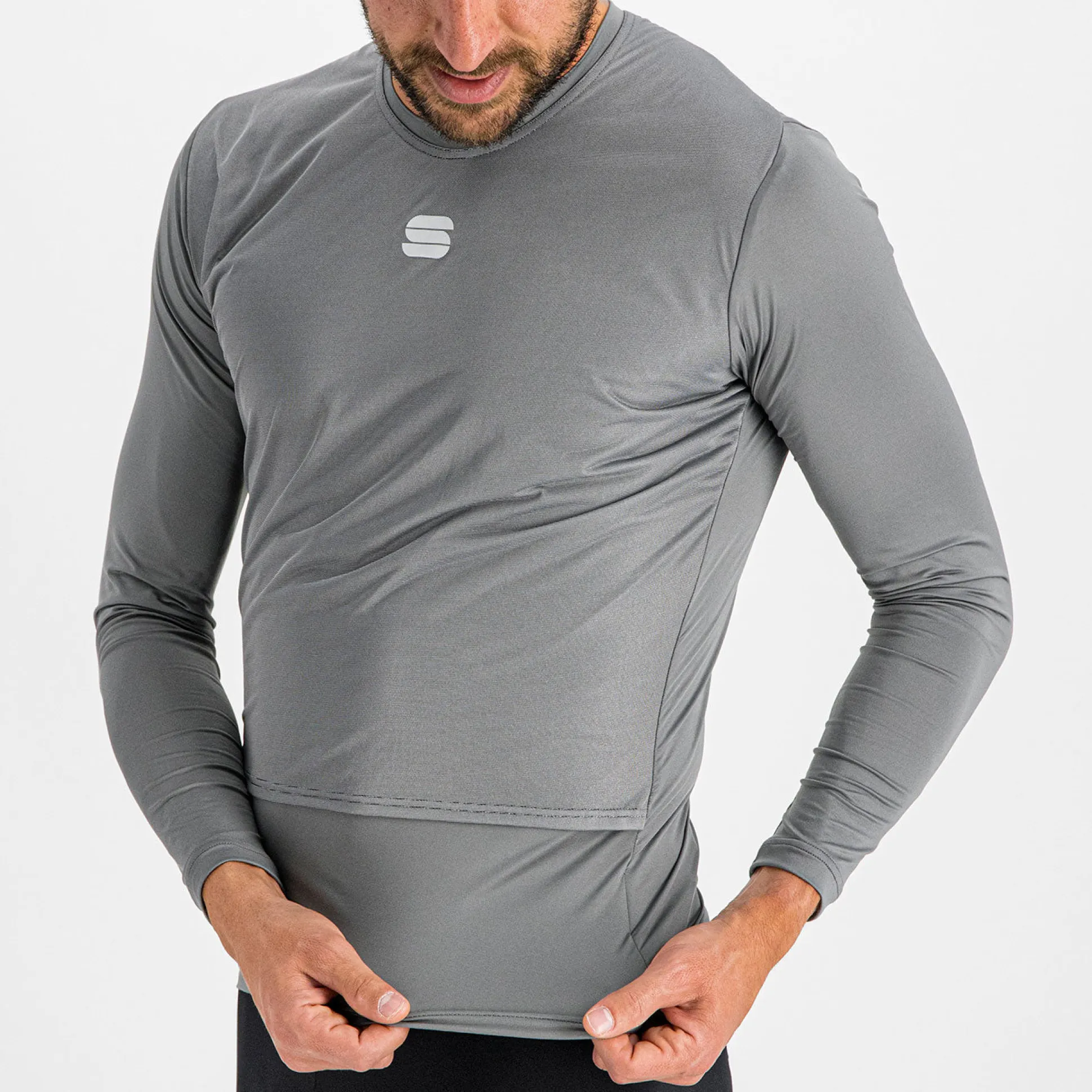 Maglia intima maniche lunghe Sportful Fiandre Thermal - Grigio
