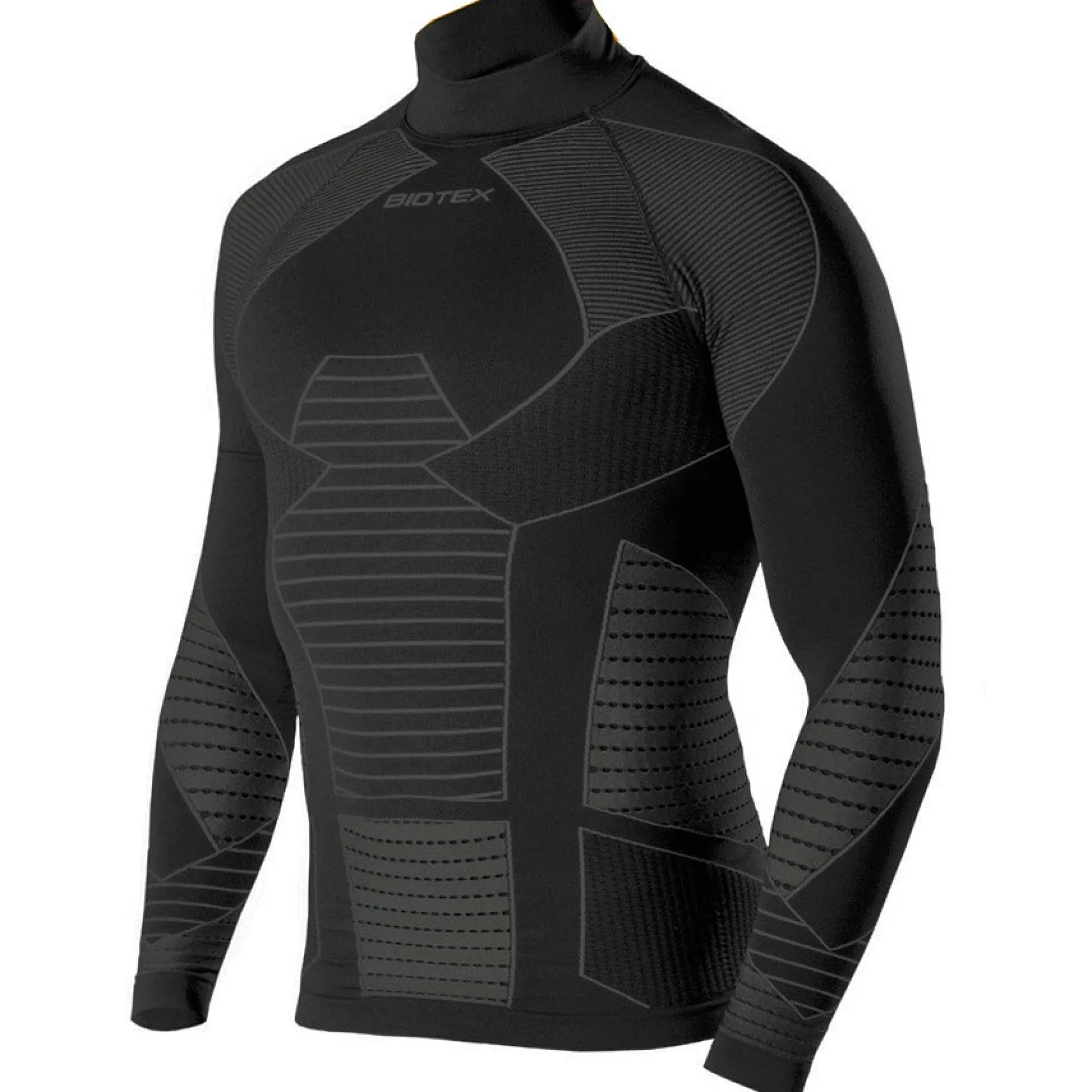 Maglia Intima M/L Biotex Lupetto Icebreak - Nero Grigio