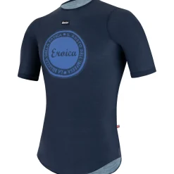 Maglia intima Santini Eroica Dry - Blu