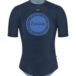 Maglia intima Santini Eroica Dry - Blu
