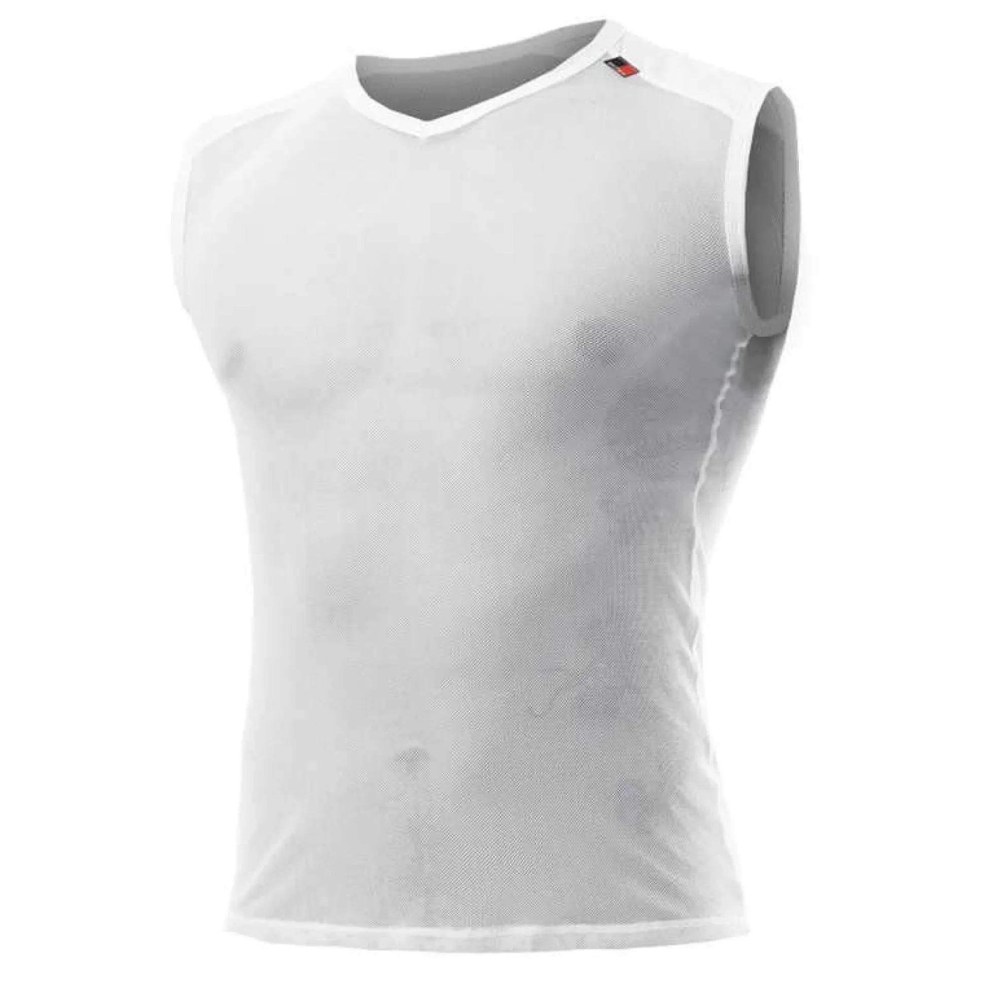Maglia intima senza maniche Biotex Microrete Velo - Bianco