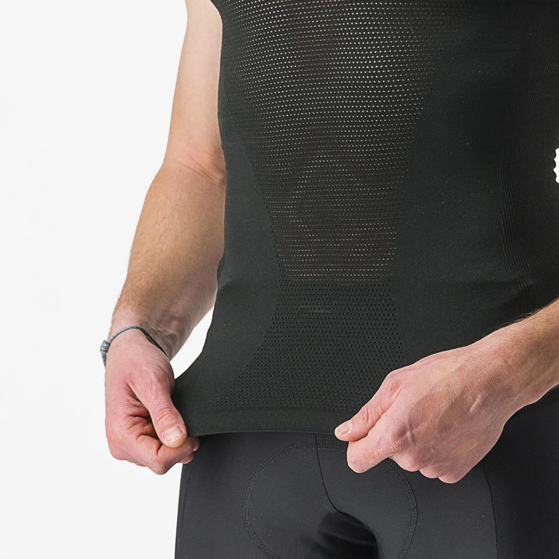 Maglia intima senza maniche Castelli Core Seamless - Nero